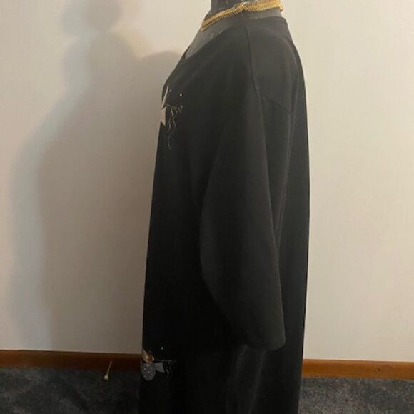 Vintage Karla Marie Black dress, size 2X - Picture 2 of 5